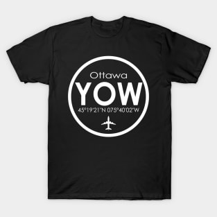 YOW, Ottawa International Airport T-Shirt